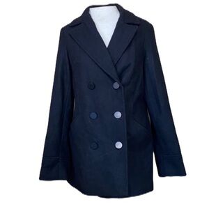 A New Day Peacoat womens size Small Black